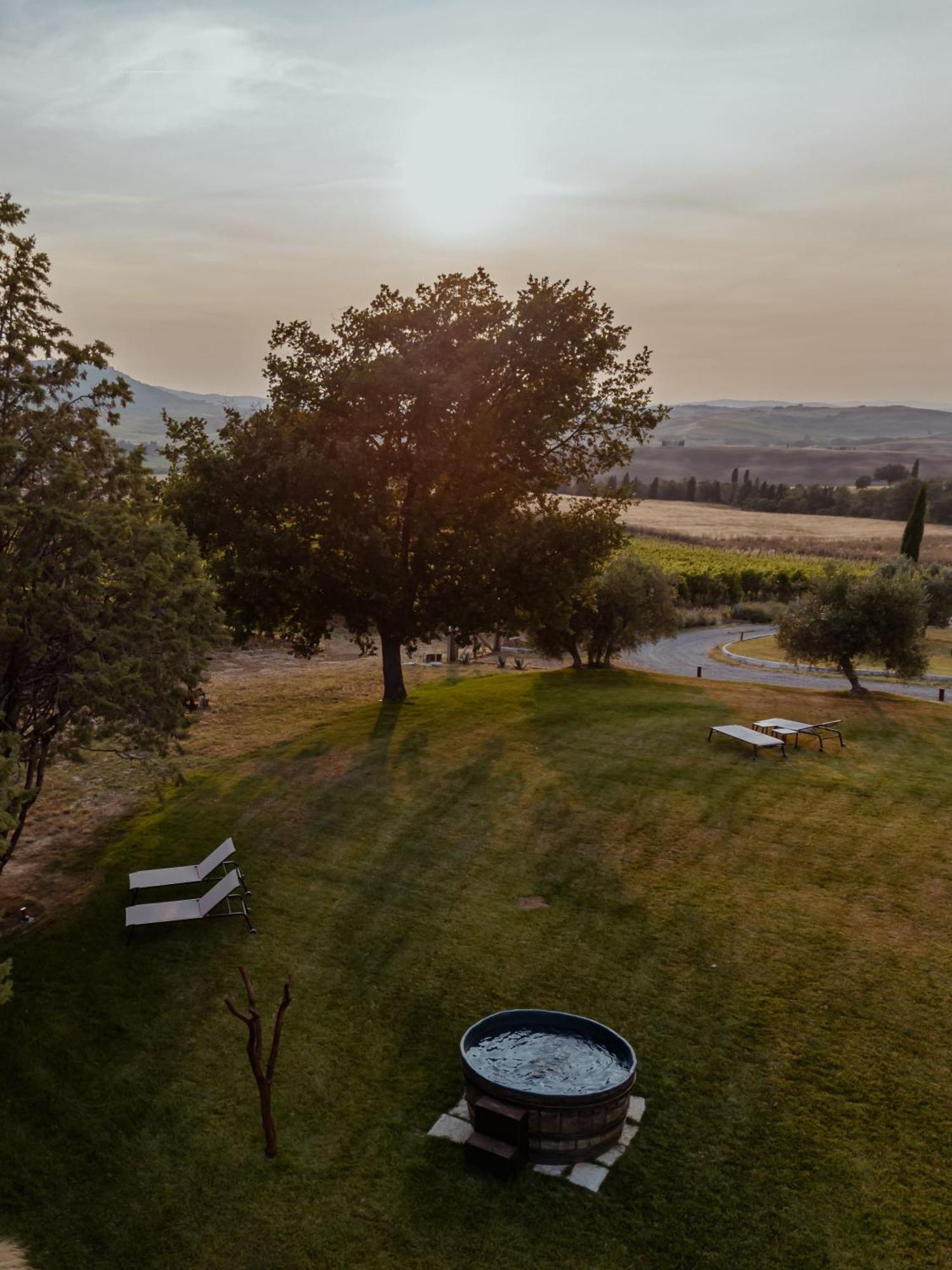 הוילה San Quirico dʼOrcia Sce Quiric מראה חיצוני תמונה