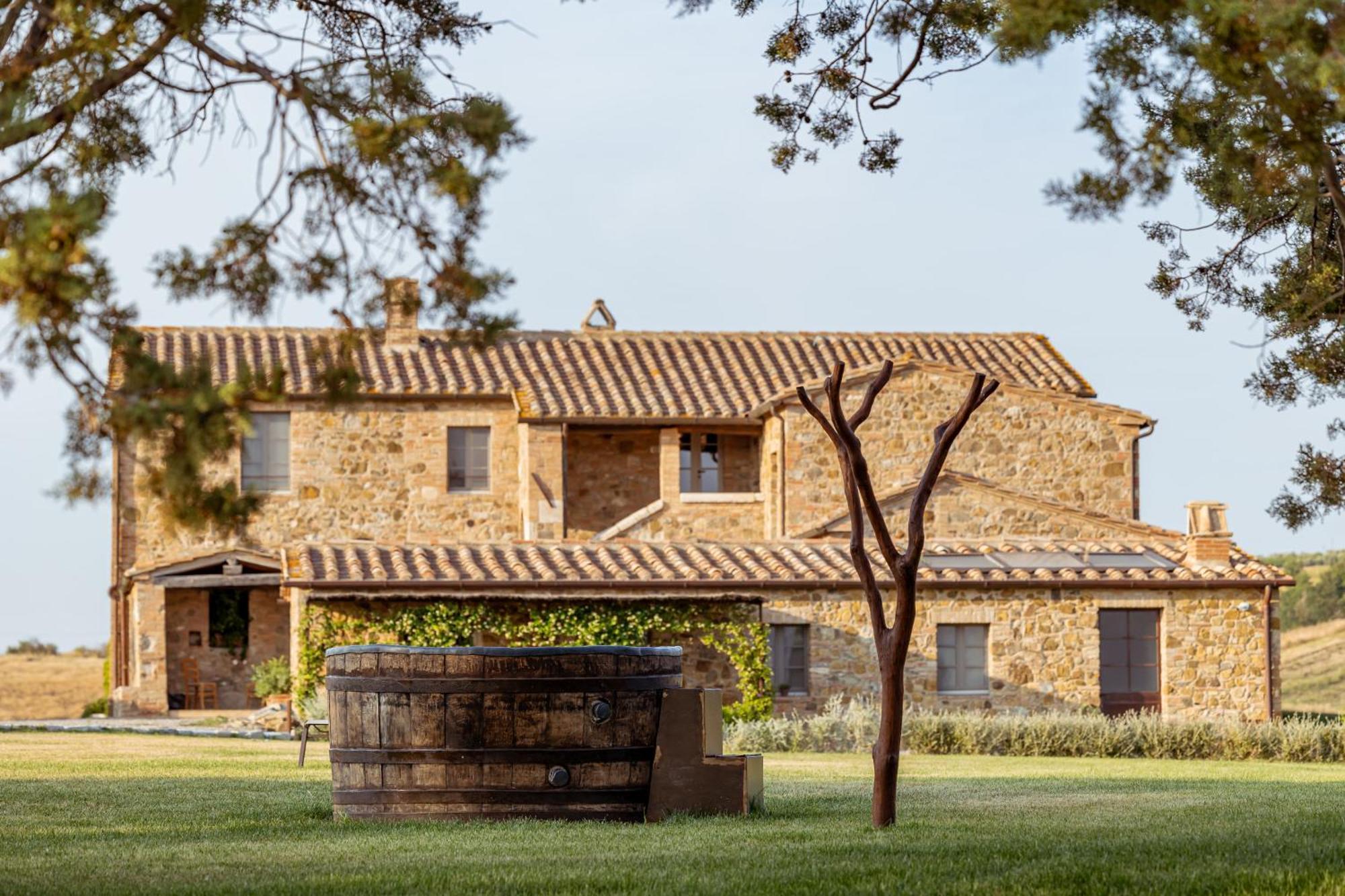 הוילה San Quirico dʼOrcia Sce Quiric מראה חיצוני תמונה
