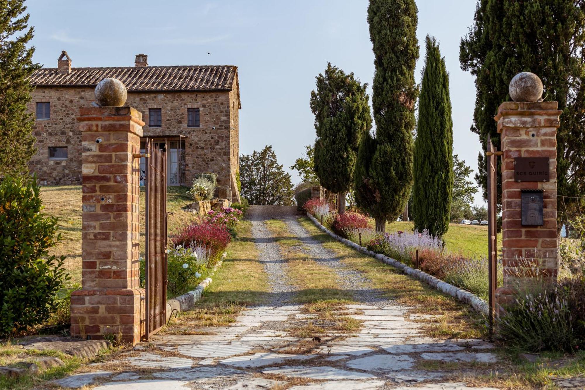 הוילה San Quirico dʼOrcia Sce Quiric מראה חיצוני תמונה