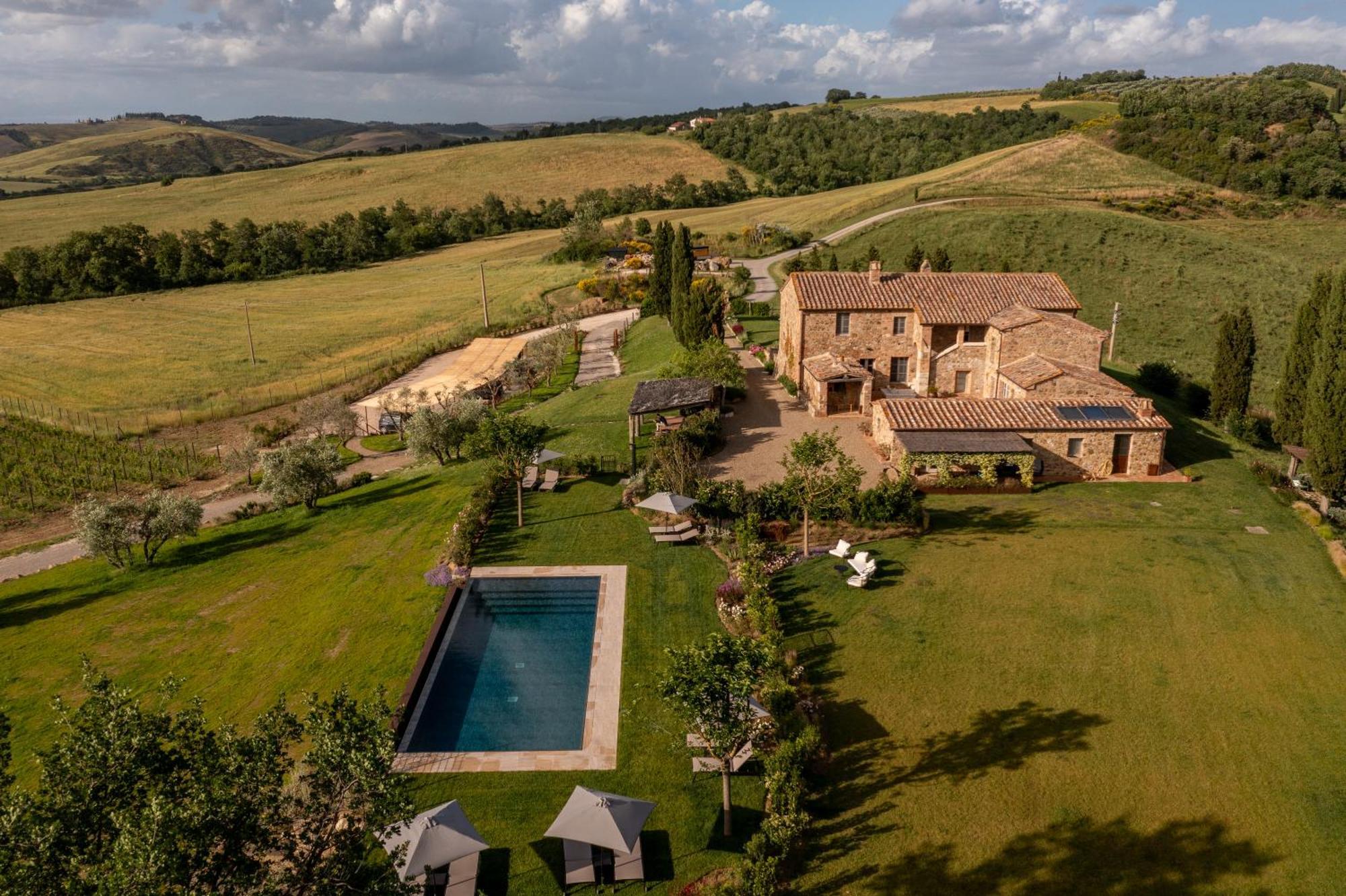 הוילה San Quirico dʼOrcia Sce Quiric מראה חיצוני תמונה