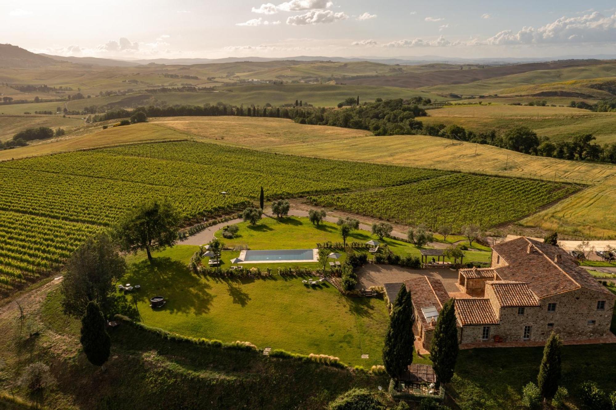 הוילה San Quirico dʼOrcia Sce Quiric מראה חיצוני תמונה