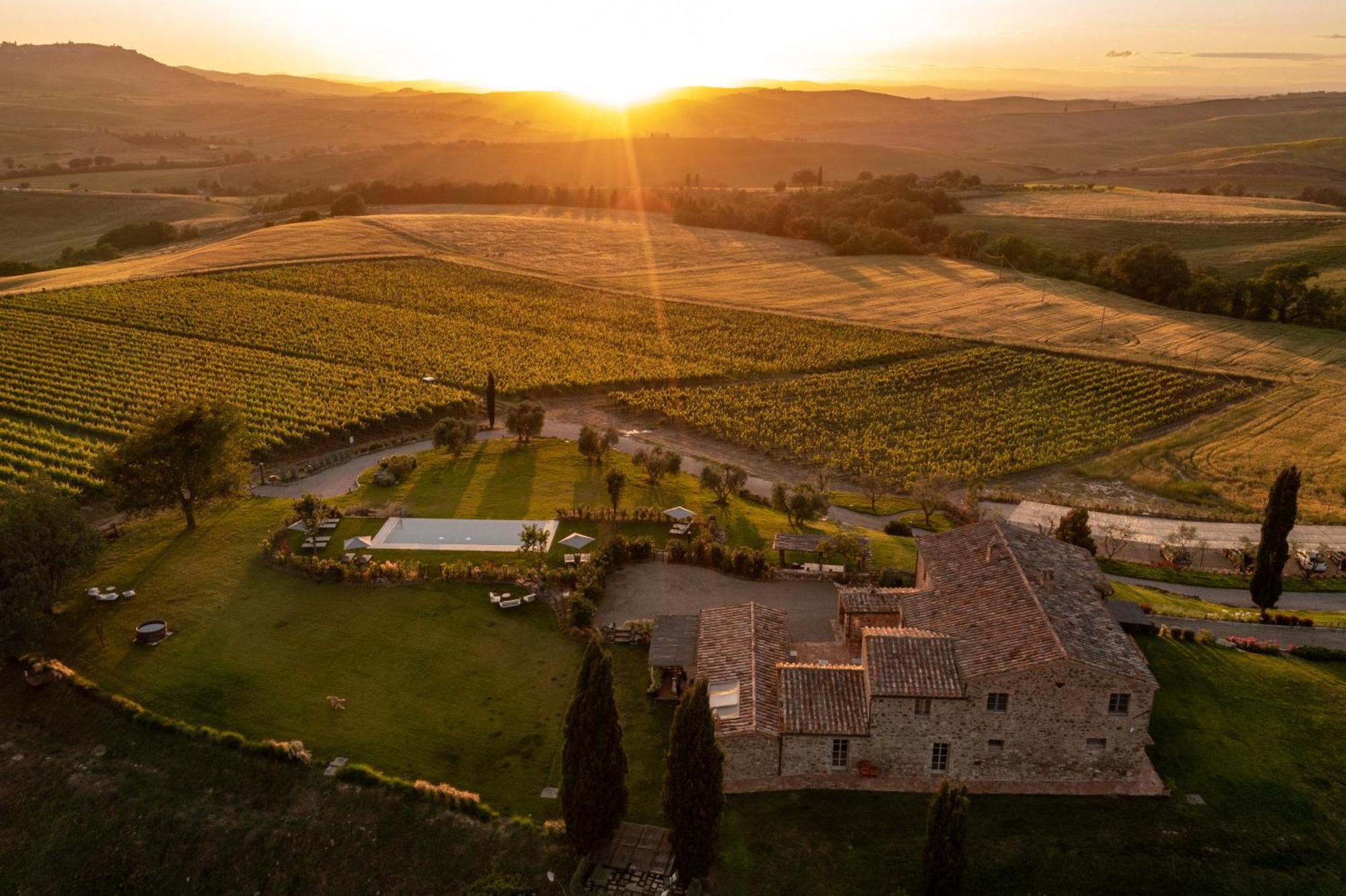 הוילה San Quirico dʼOrcia Sce Quiric מראה חיצוני תמונה