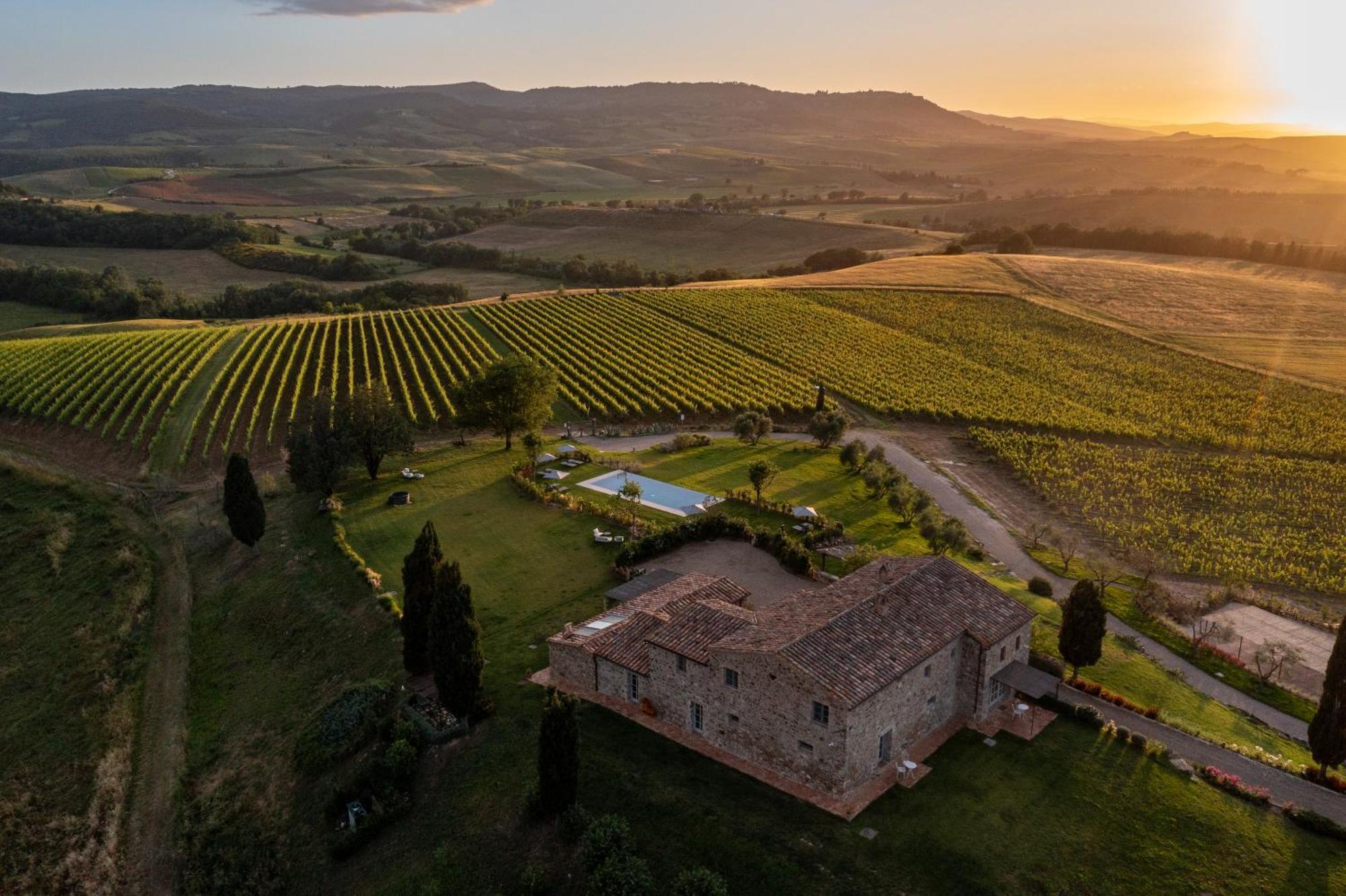 הוילה San Quirico dʼOrcia Sce Quiric מראה חיצוני תמונה