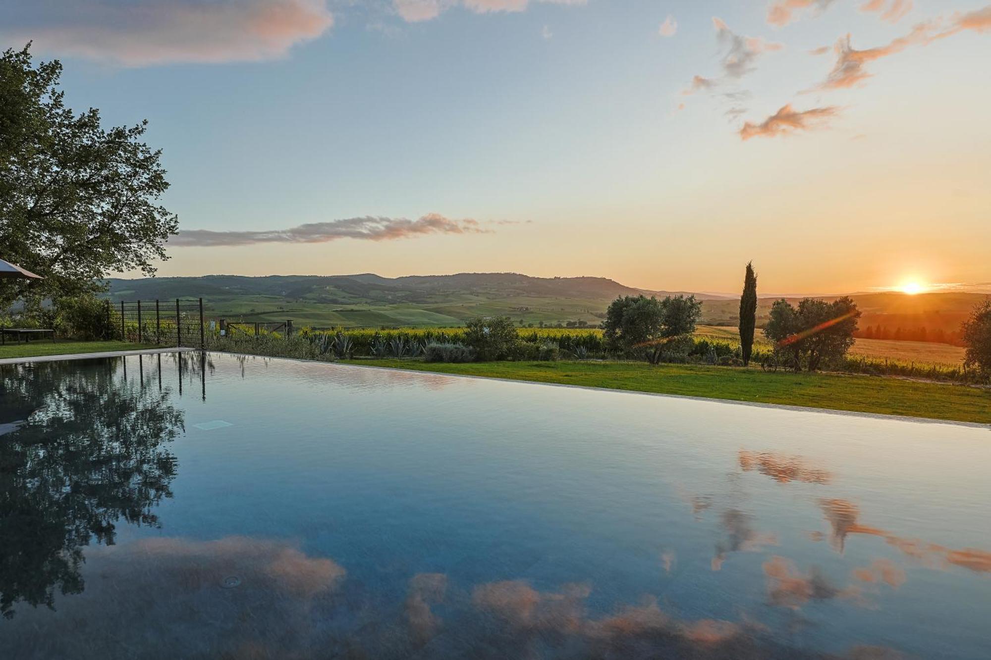 הוילה San Quirico dʼOrcia Sce Quiric מראה חיצוני תמונה