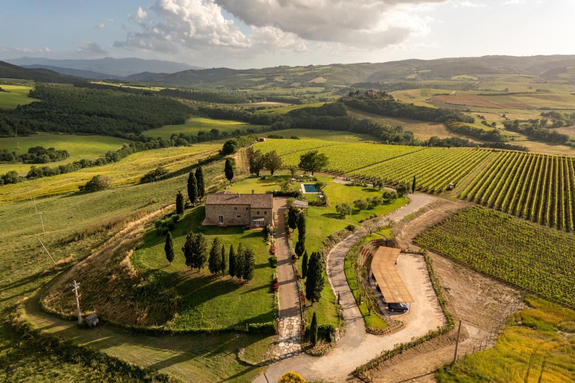 הוילה San Quirico dʼOrcia Sce Quiric מראה חיצוני תמונה